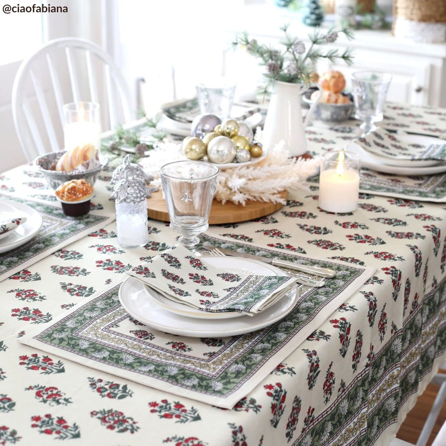 Nomad Harvest Block Print Placemats, Set of 4