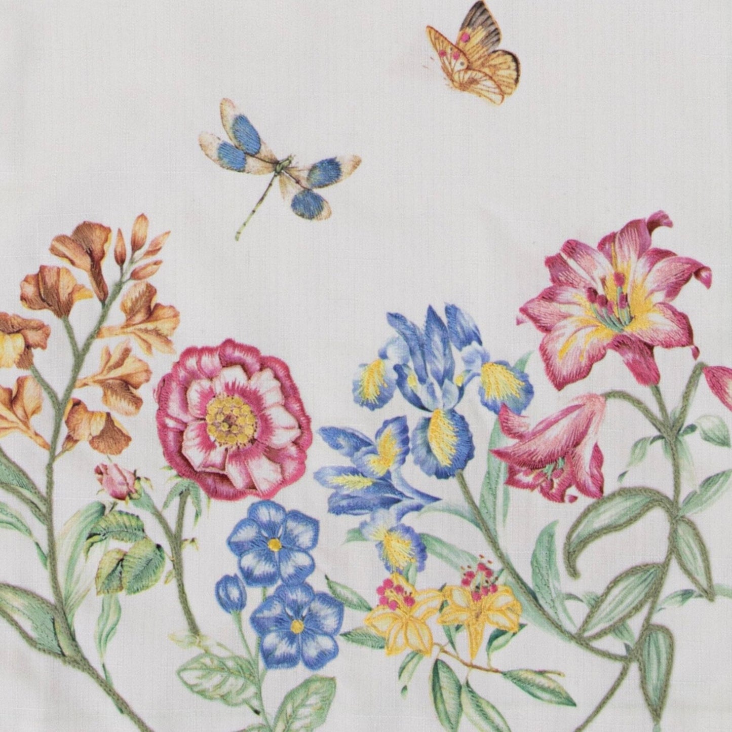 Lenox Butterfly Meadow Embroidered Garden Runner