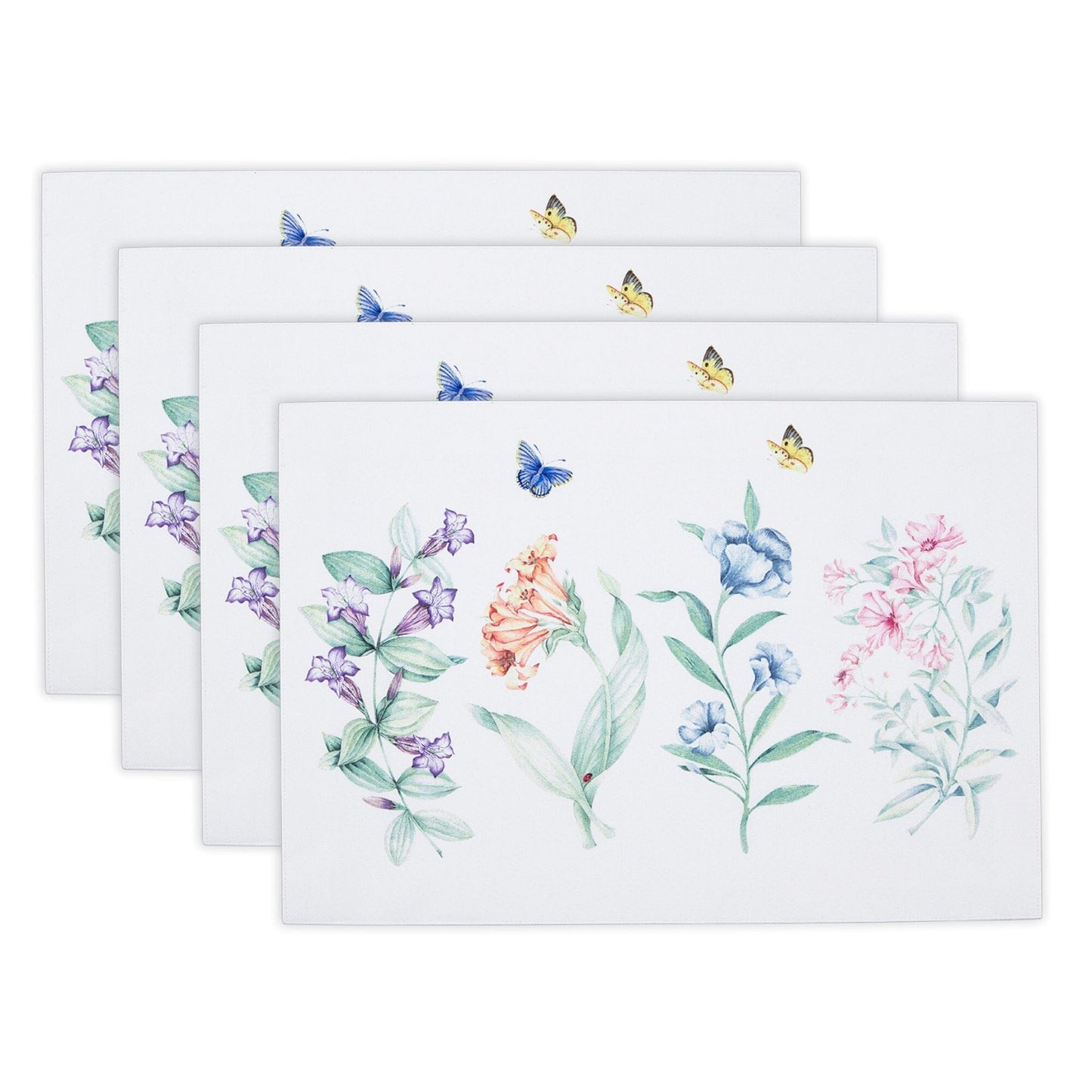 Lenox Butterfly Meadow Garden Placemats, Set of 4