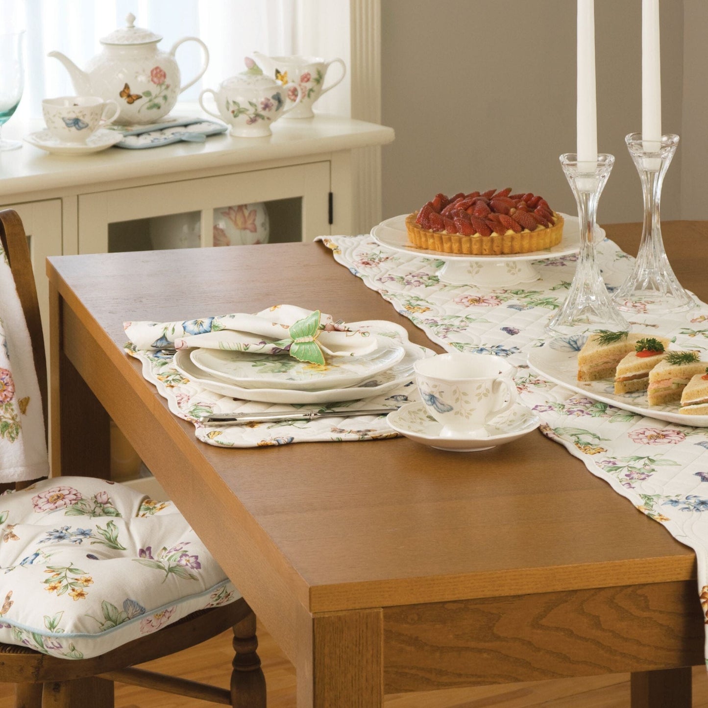 Lenox Butterfly Meadow Quilted Placemats, Set of 4