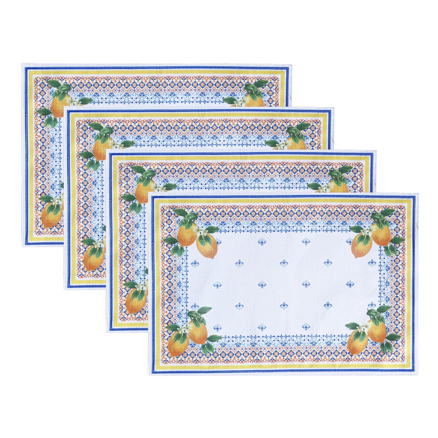 Capri Lemon Placemat, Set of 4