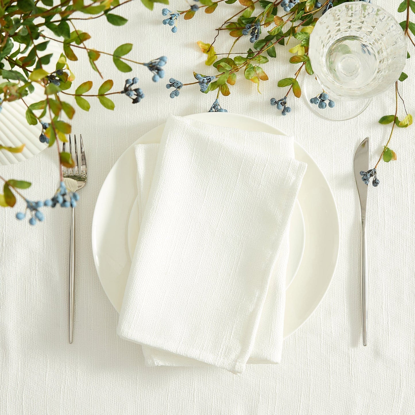 Villeroy & Boch Classic Embroidered Border Napkins, Set of 6