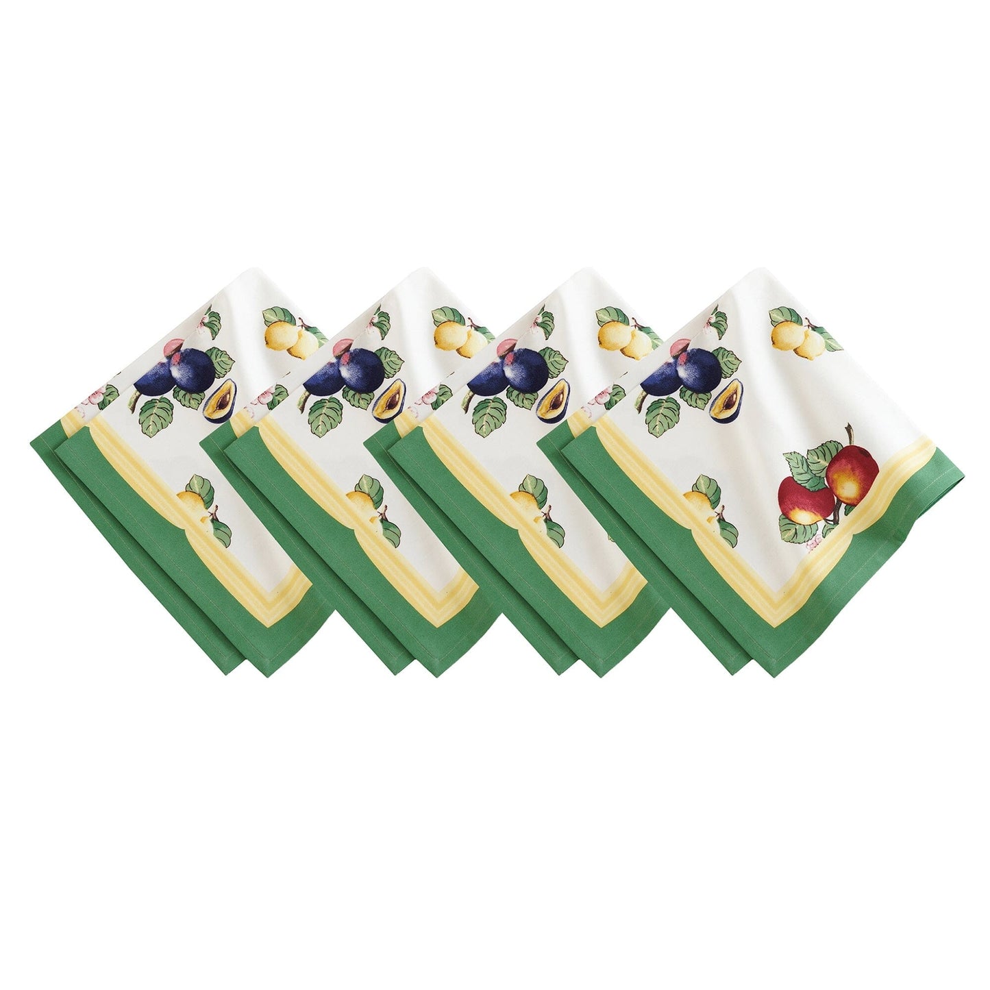 Villeroy & Boch French Garden Stain and Water Resistant Napkins, Set of 4