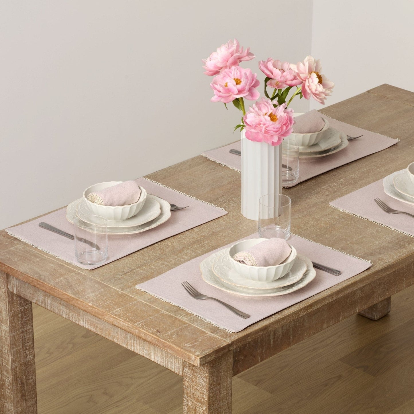 Lenox French Perle Solid Placemats, Set of 4