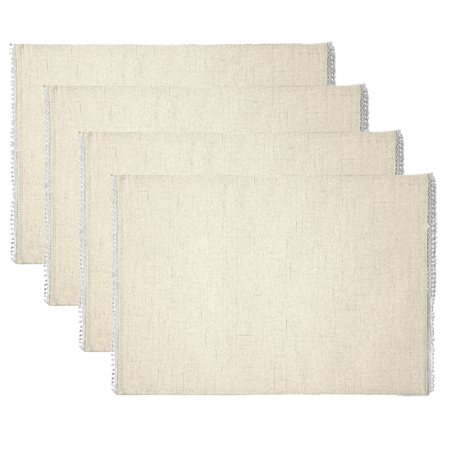 Lenox French Perle Solid Placemats, Set of 4