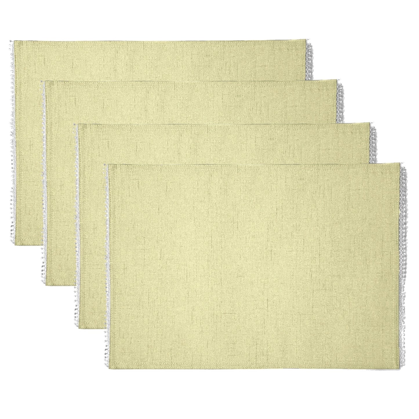 Lenox French Perle Solid Placemats, Set of 4