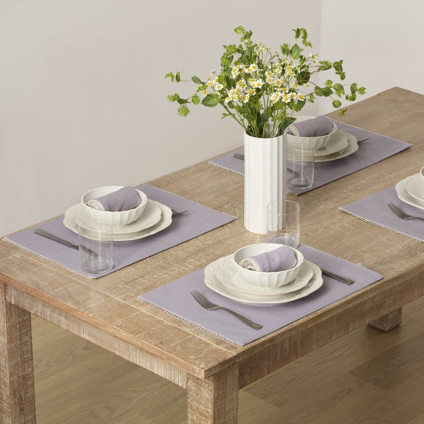 Lenox French Perle Solid Placemats, Set of 4