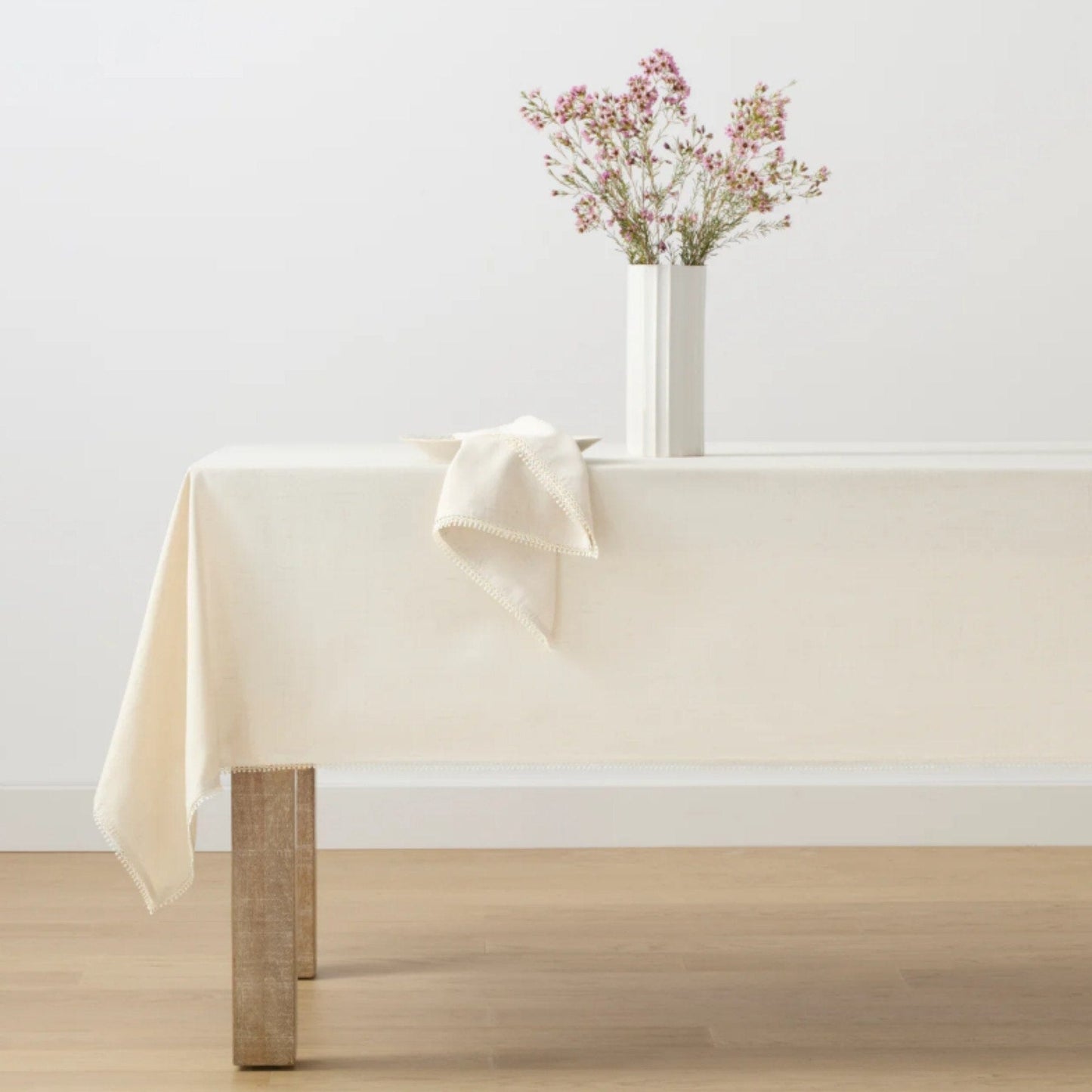 Lenox French Perle Solid Tablecloth