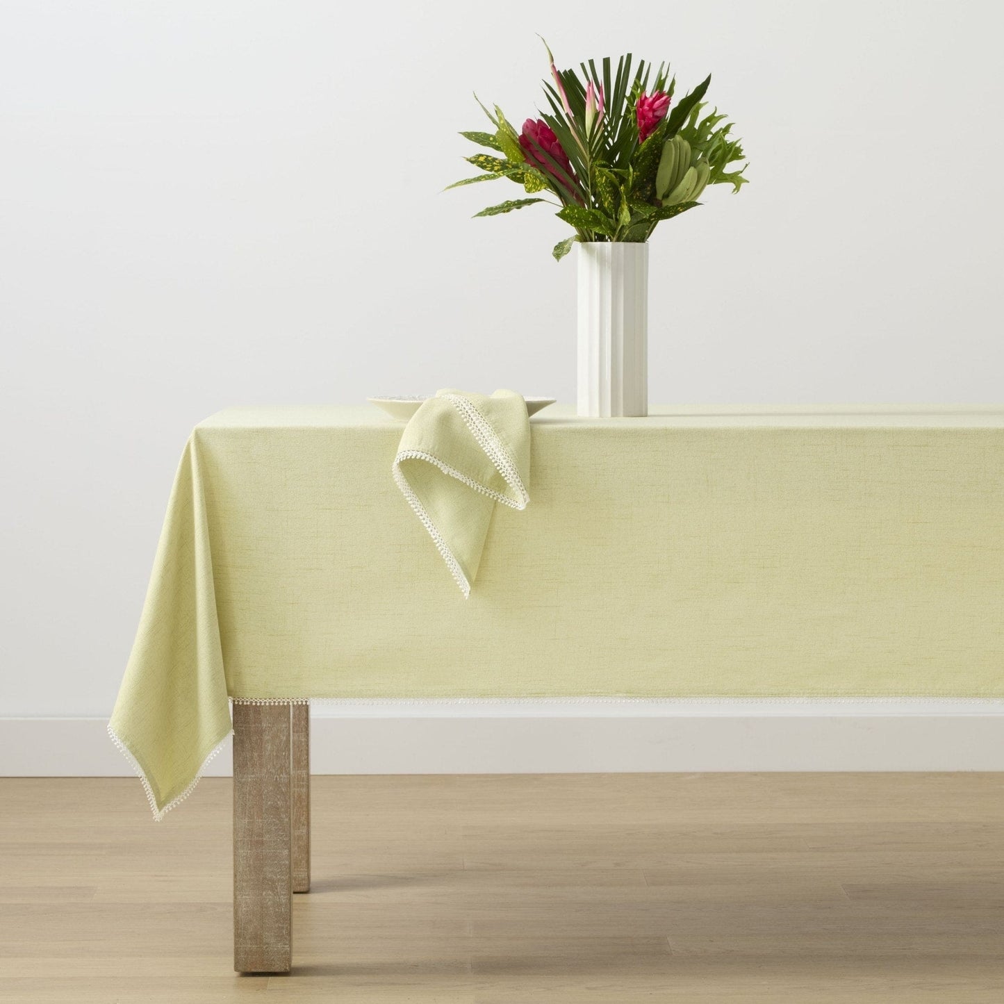 Lenox French Perle Solid Tablecloth