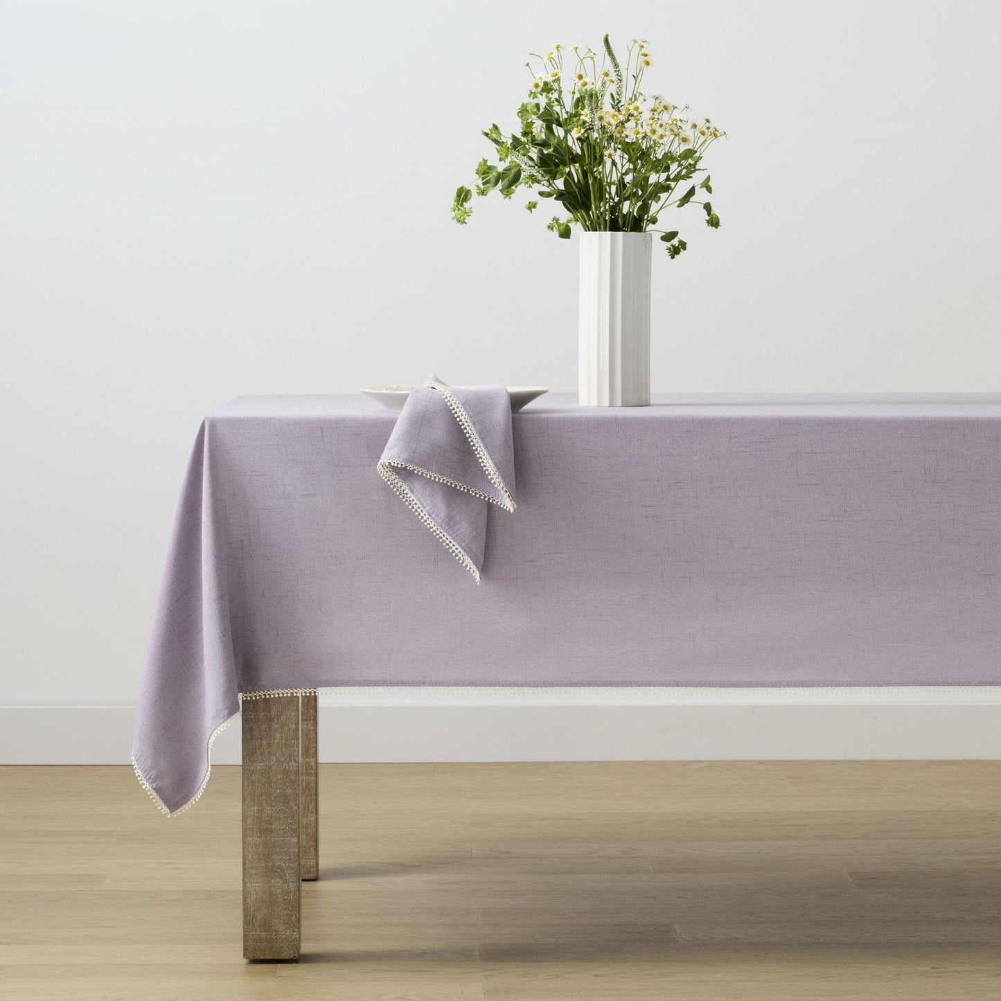 Lenox French Perle Solid Tablecloth