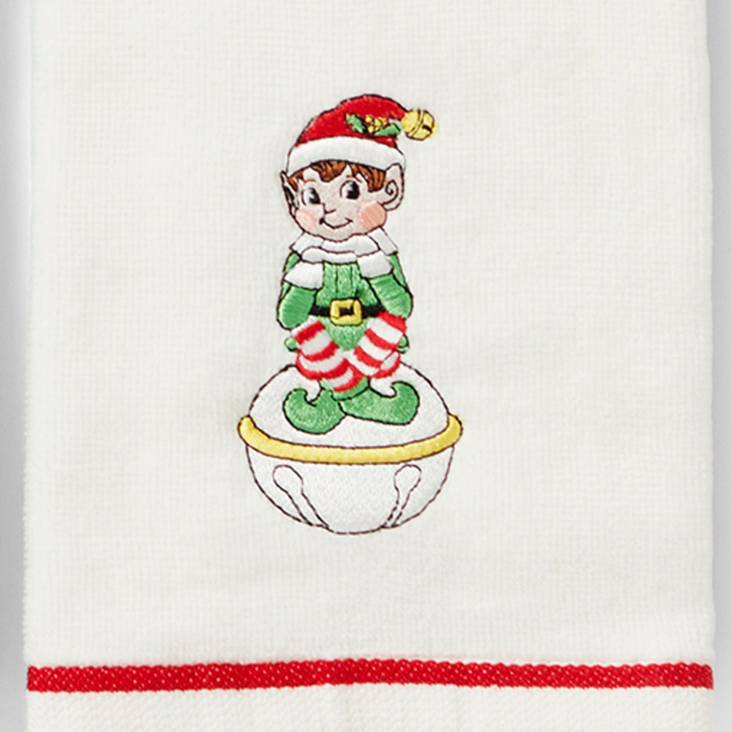 Lenox Holiday Elf, Santa & Penguin Kitchen Towels, Set of 3