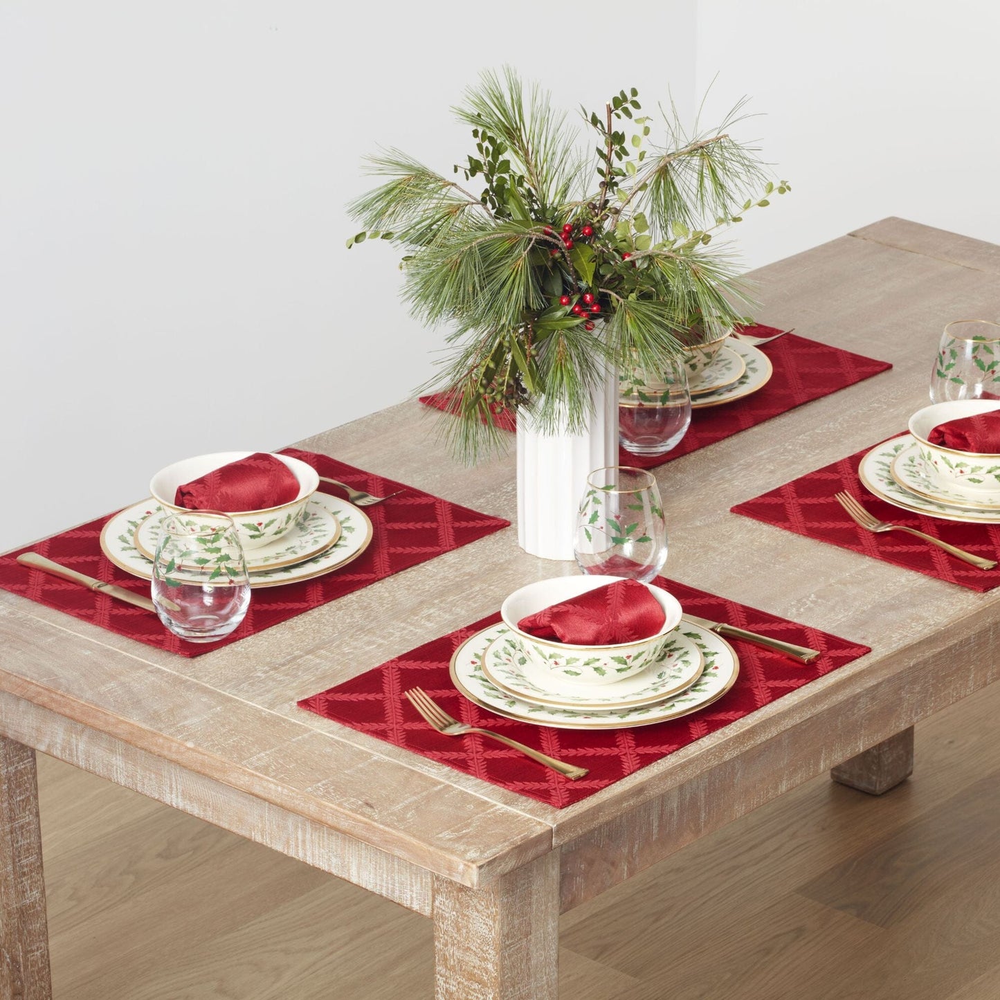Lenox Laurel Leaf Placemats, Set of 4