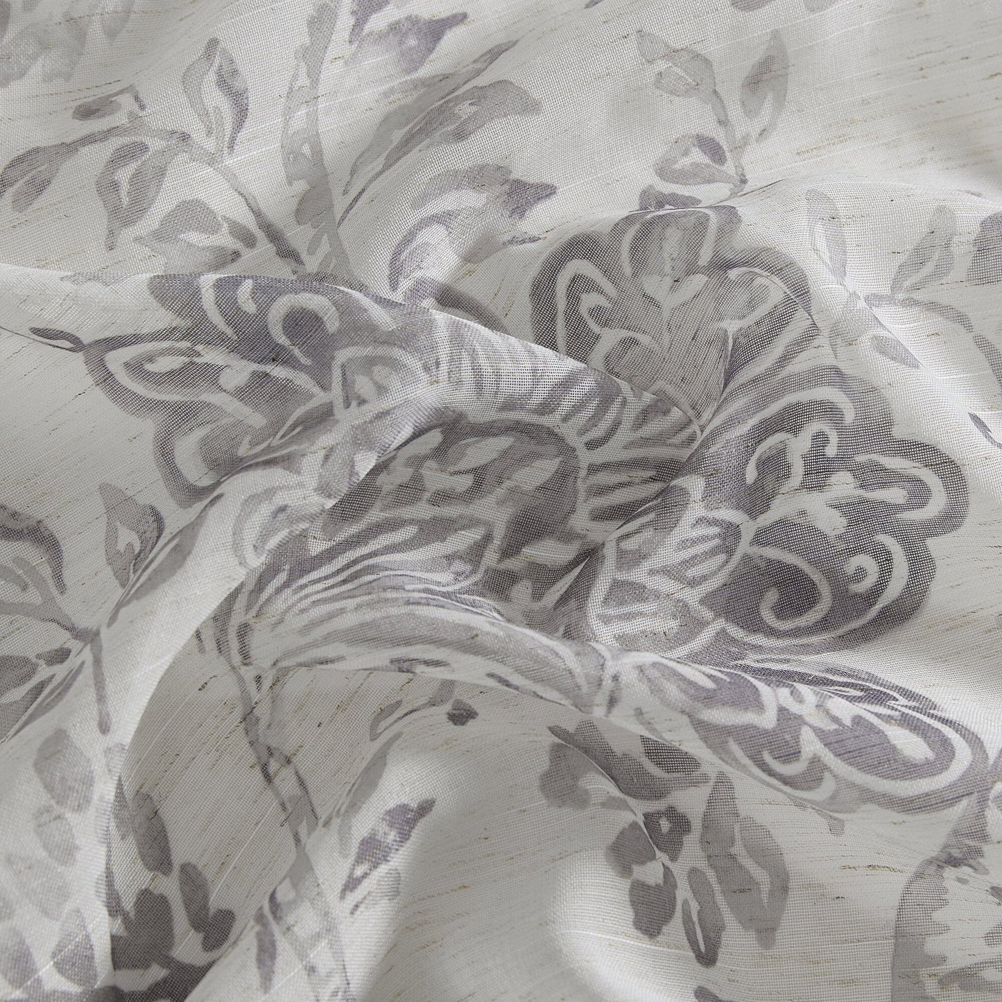 Westport Floral Tie-Top Sheer Window Curtain