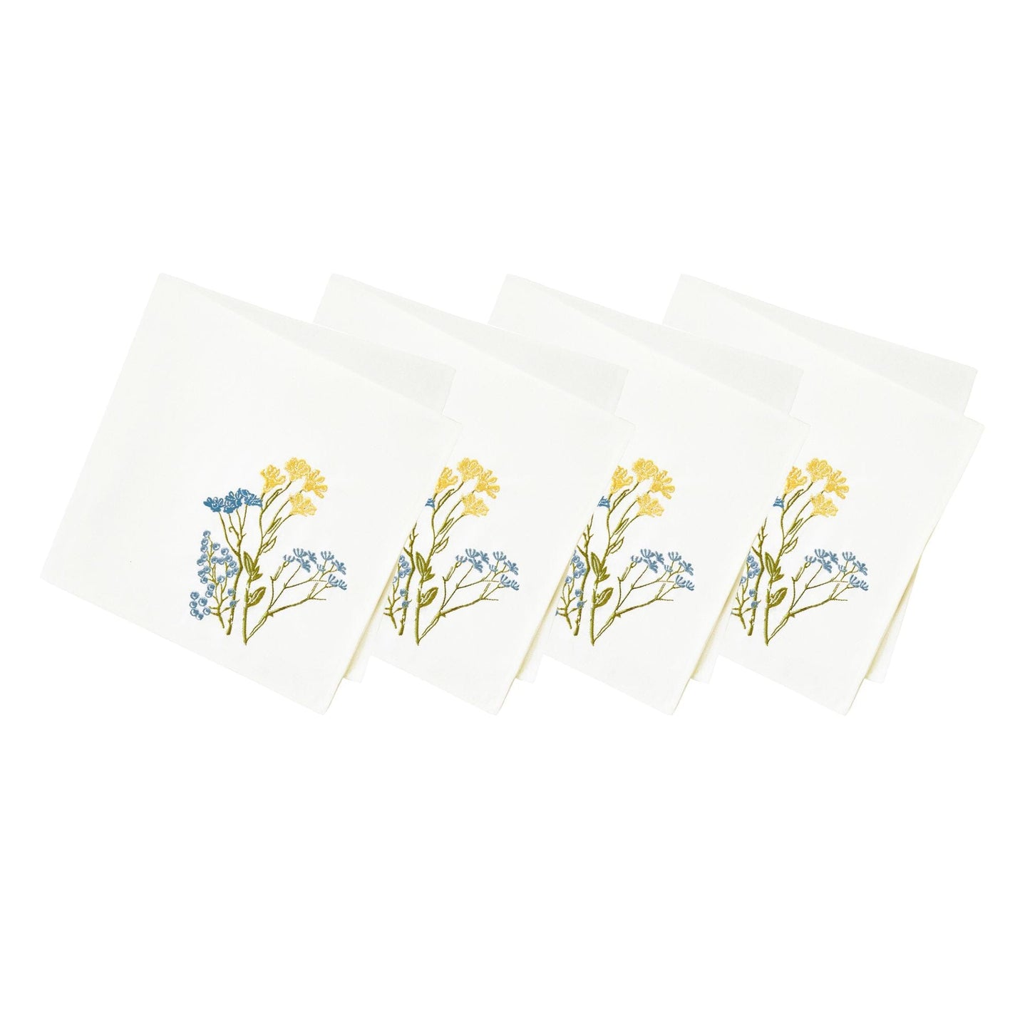 Lenox Wildflowers Border Napkins, Set of 4