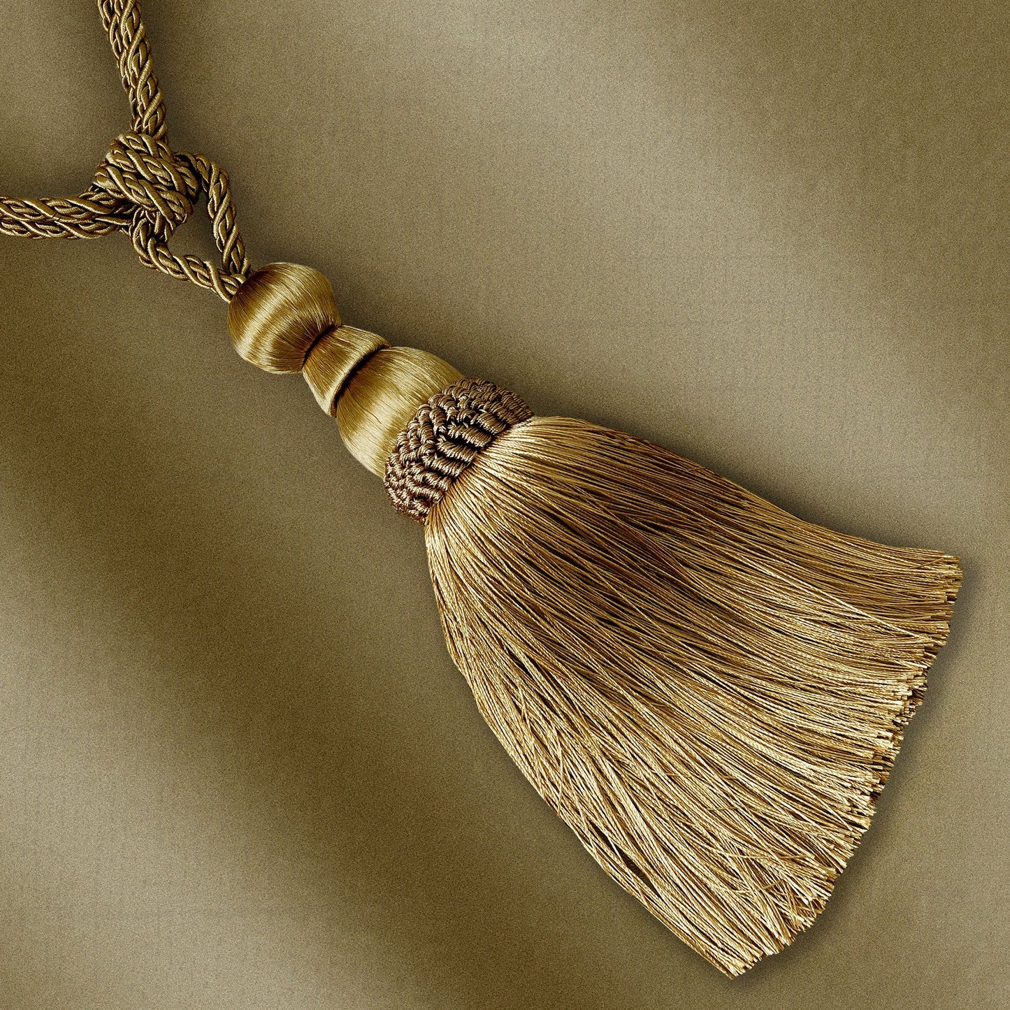 gold tassel tieback