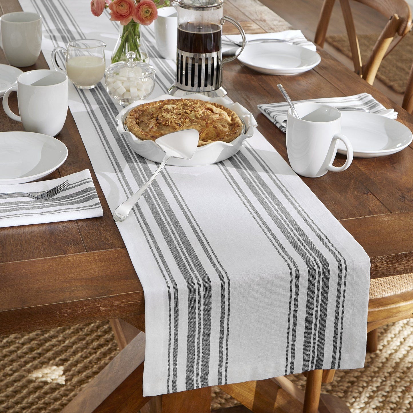 Farmhouse Living Homestead Stripe Table Runner
