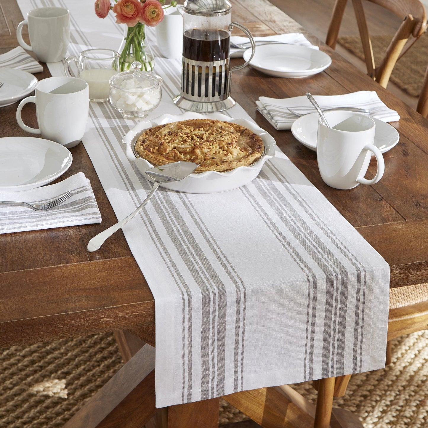 Farmhouse Living Homestead Stripe Table Runner