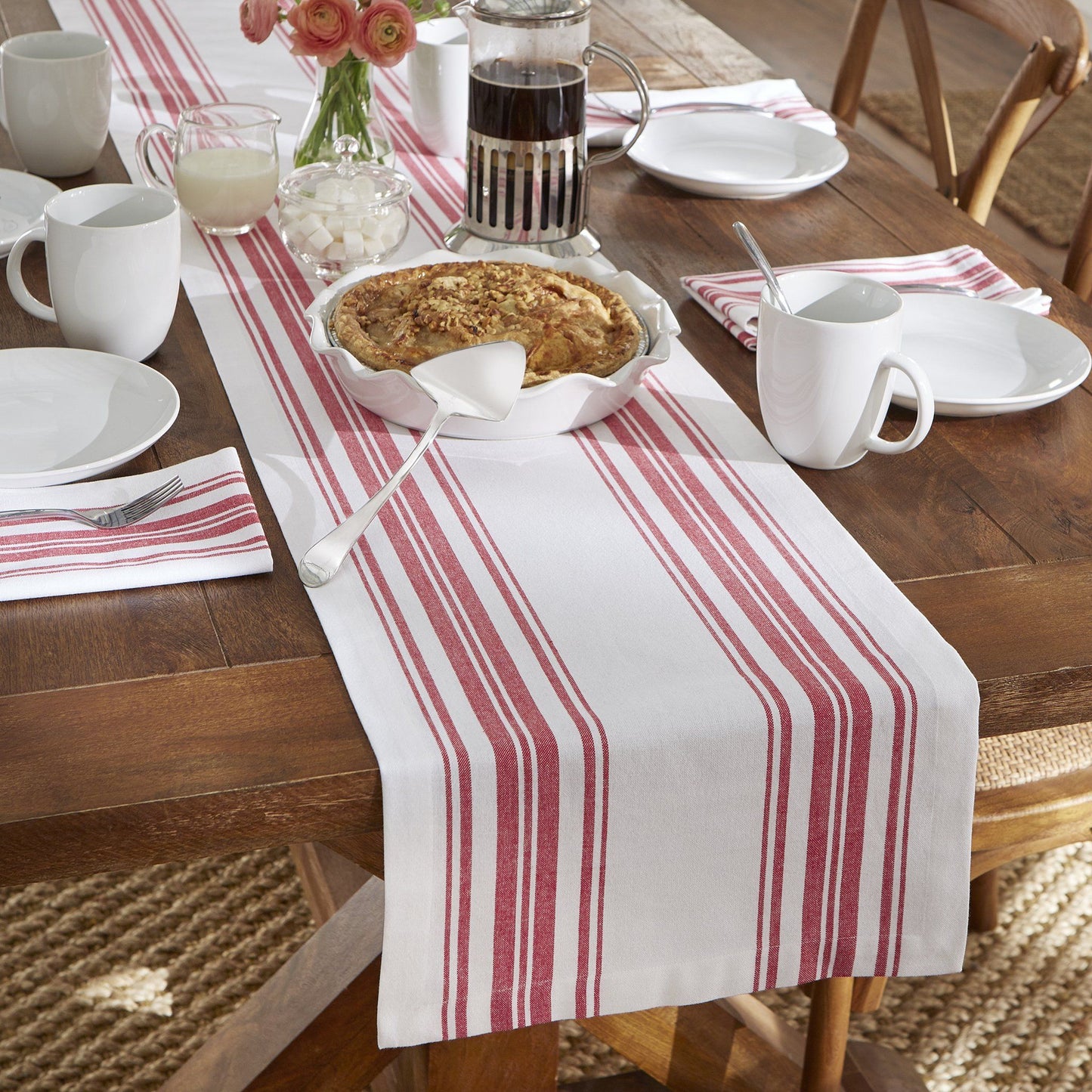 Farmhouse Living Homestead Stripe Table Runner