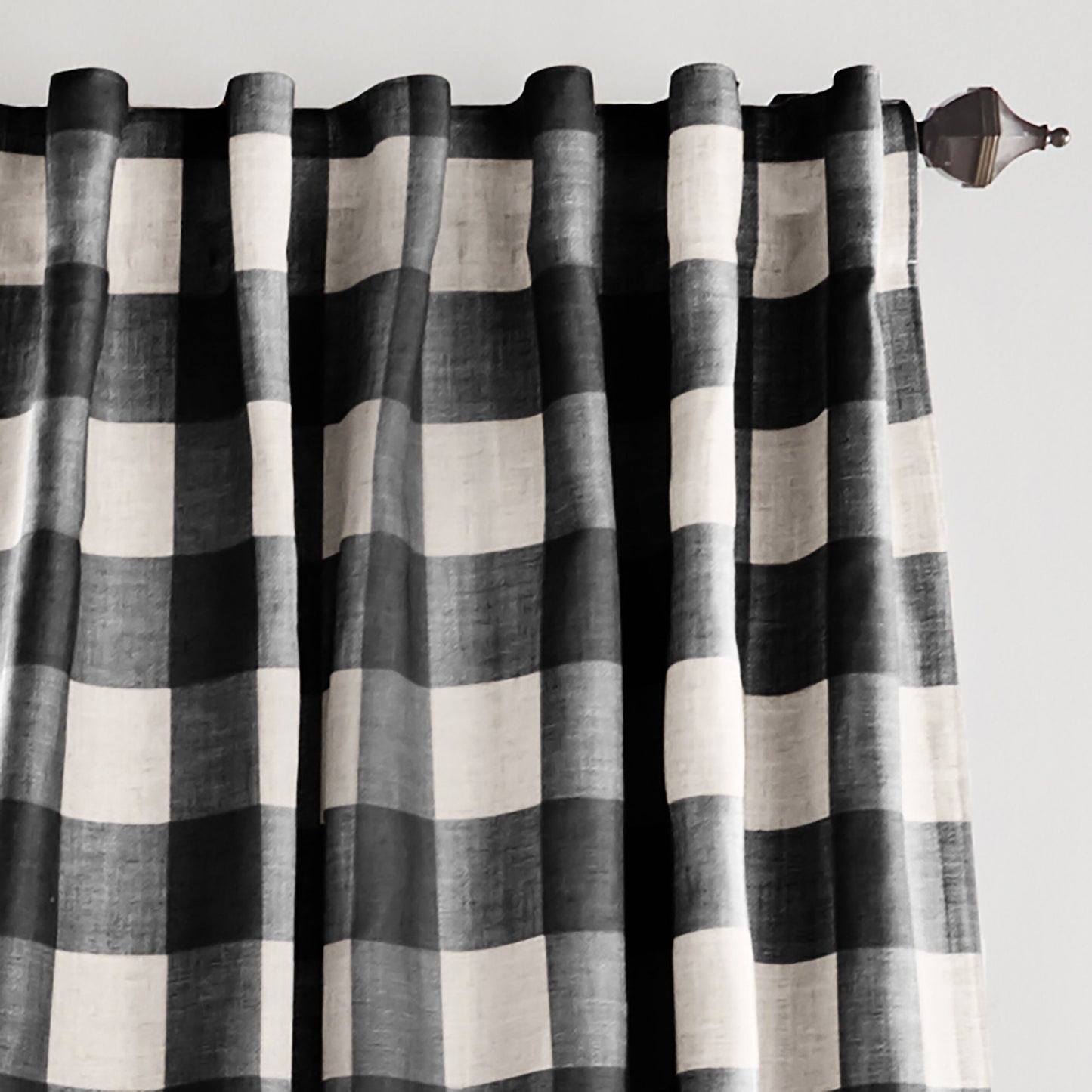 Grainger Buffalo Check Blackout Window Curtain