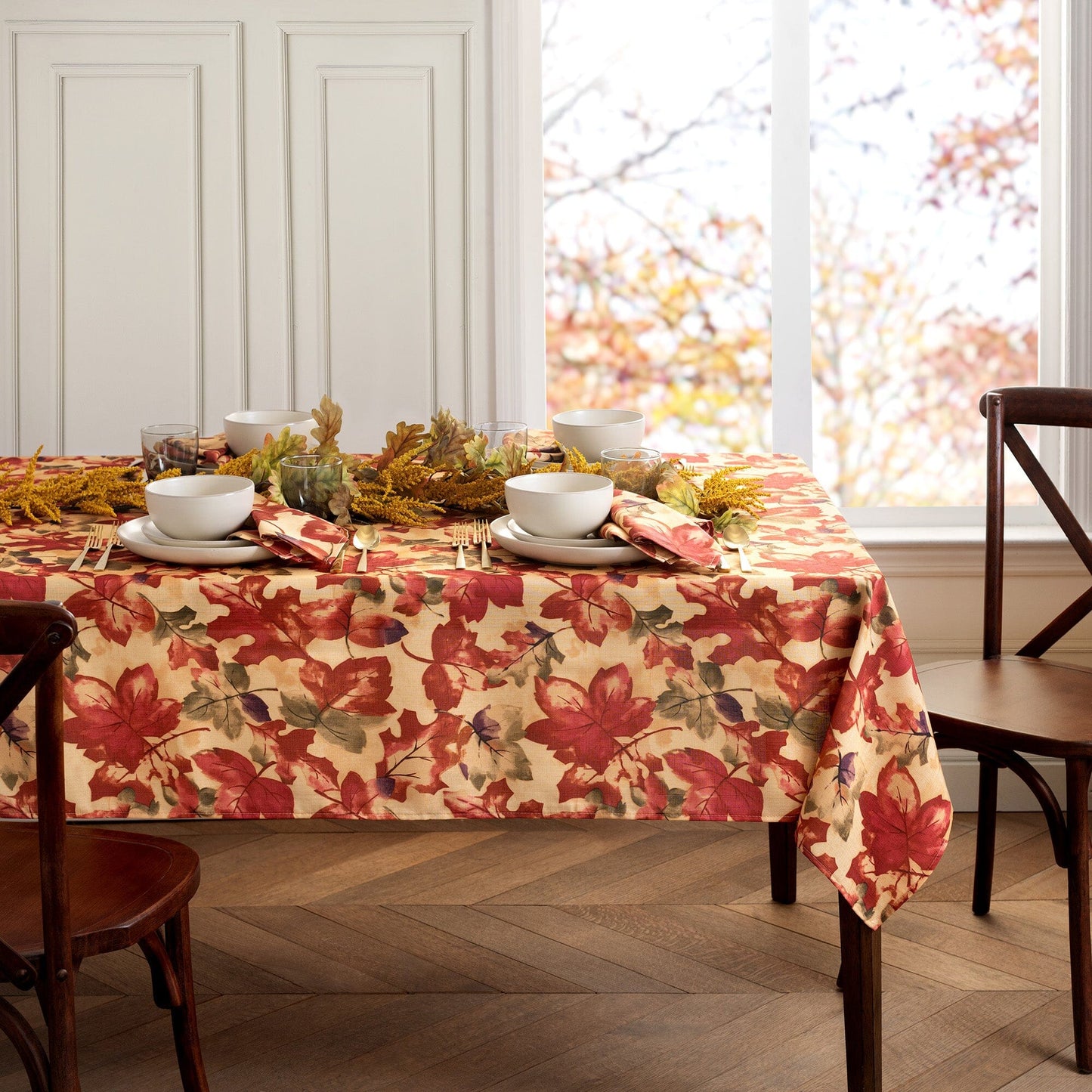 Mantel estampado de otoño del festival de la cosecha