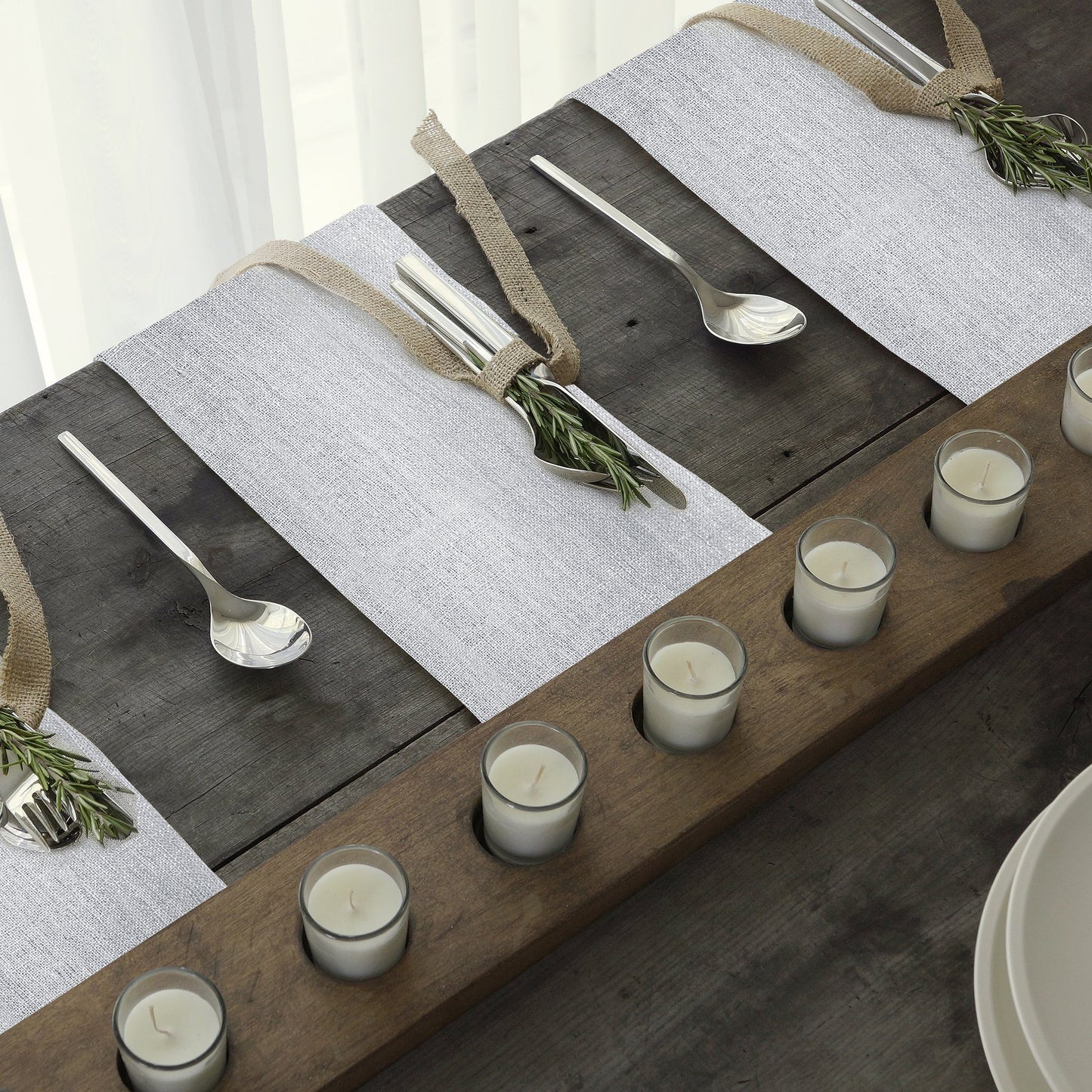 Servilletas de tela de lino Villeroy & Boch La Classica (juego de 4)