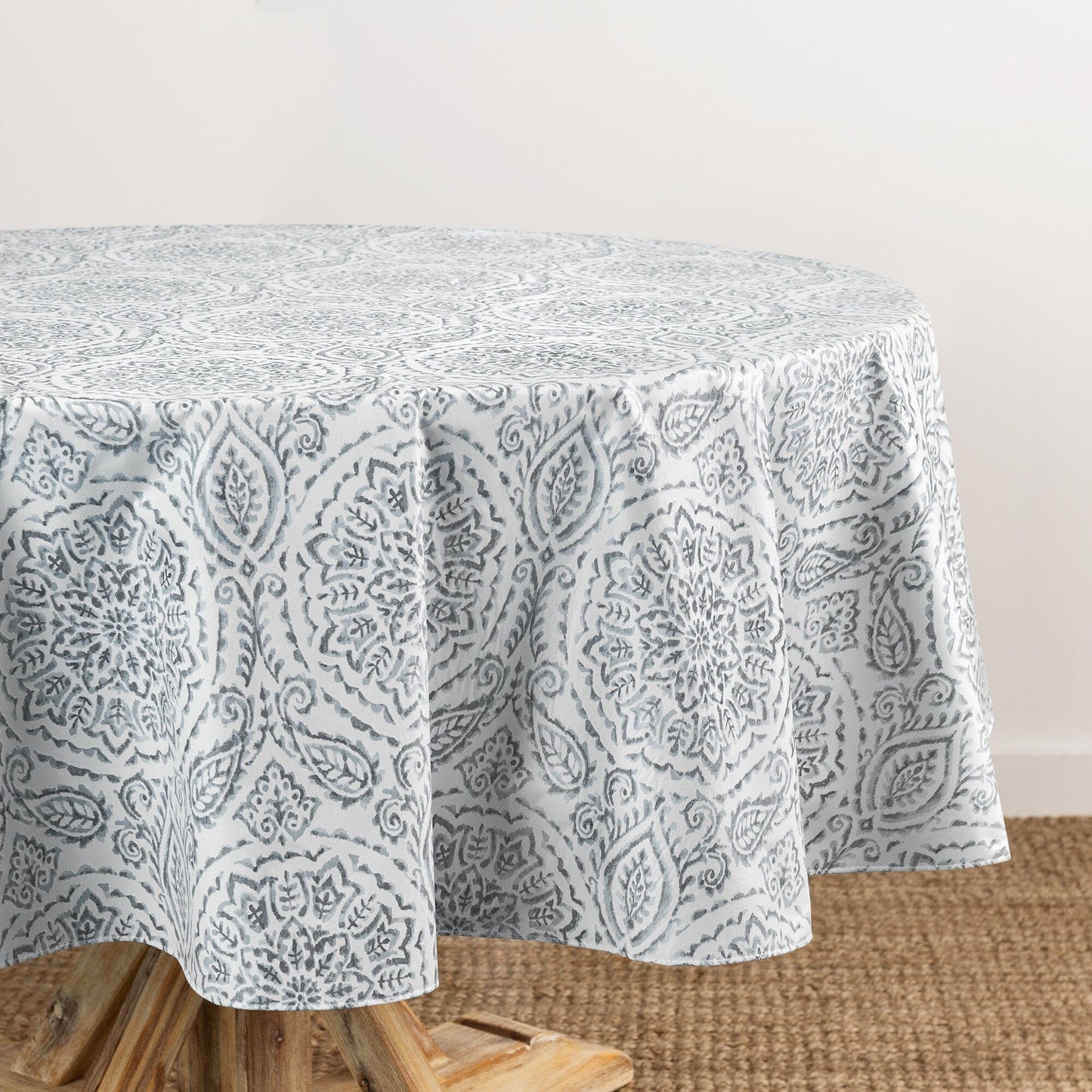 Mantel interior/exterior de vinilo estampado Savannah Boho Paisley