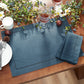Alison Hemstitch Border Fabric Placemat, Set of 4