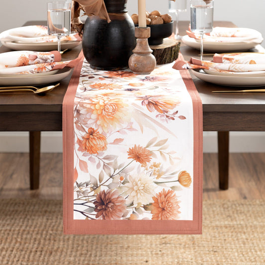 Autumn Blooms Table Runner