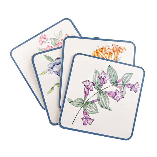 Lenox Butterfly Meadow Garden Cork Coasters, Set of 4