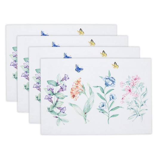 Lenox Butterfly Meadow Garden Placemats, Set of 4