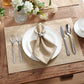 Caiden Elegance Damask Water and Stain Resistant Placemat, Set of 4