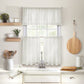Cameron Linen Rod Pocket Kitchen Tier and Valance Collection