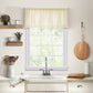 Cameron Linen Rod Pocket Kitchen Tier and Valance Collection