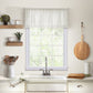 Cameron Linen Rod Pocket Kitchen Tier and Valance Collection