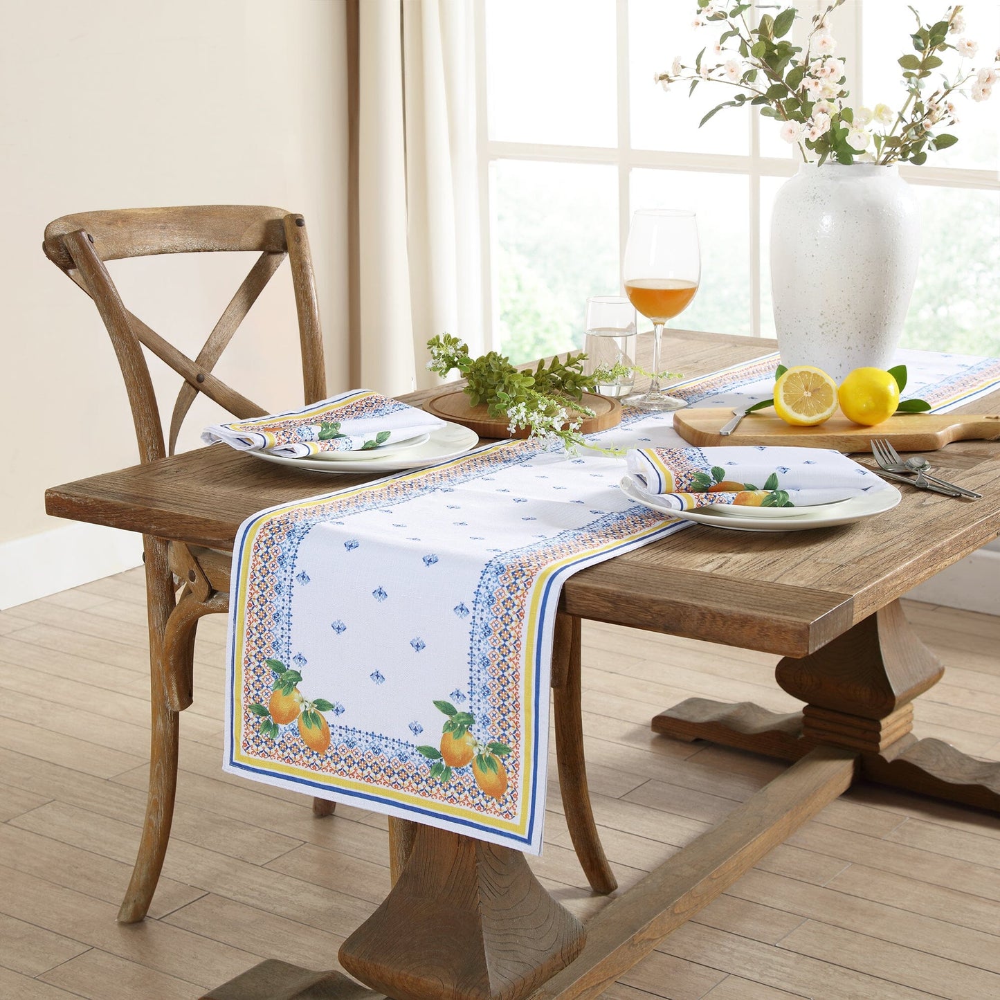 Capri Lemon Table Runner