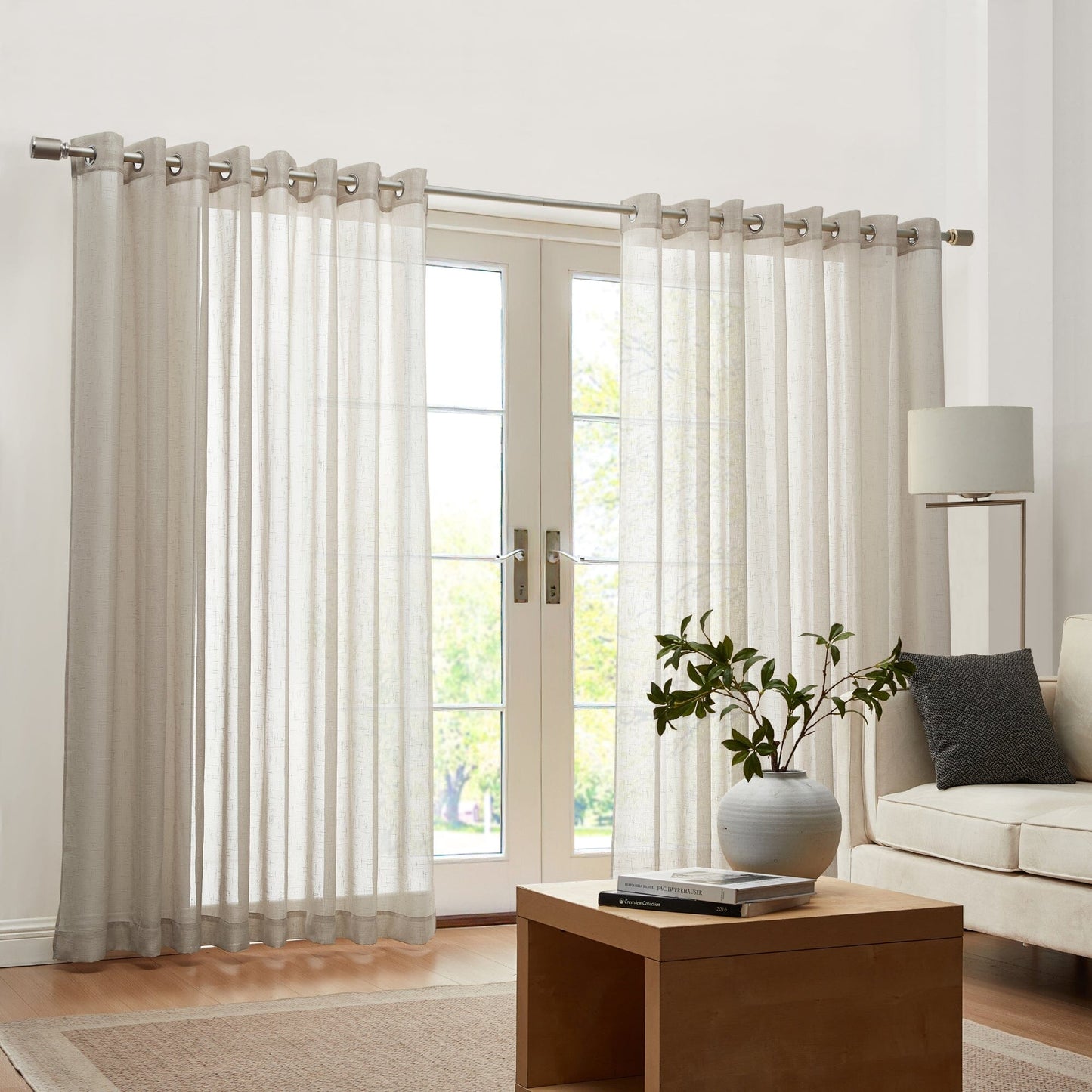 Carmen Sheer Extra-Wide Indoor/Outdoor Curtain Collection