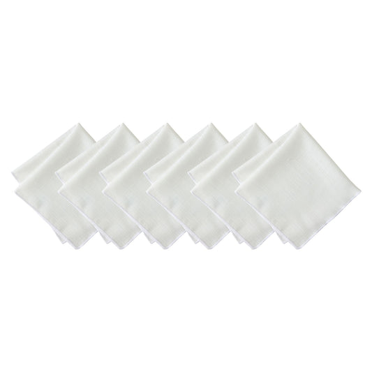 Villeroy & Boch Classic Embroidered Border Napkins, Set of 6