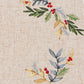 Lenox French Perle Holly Embroidered Centerpiece
