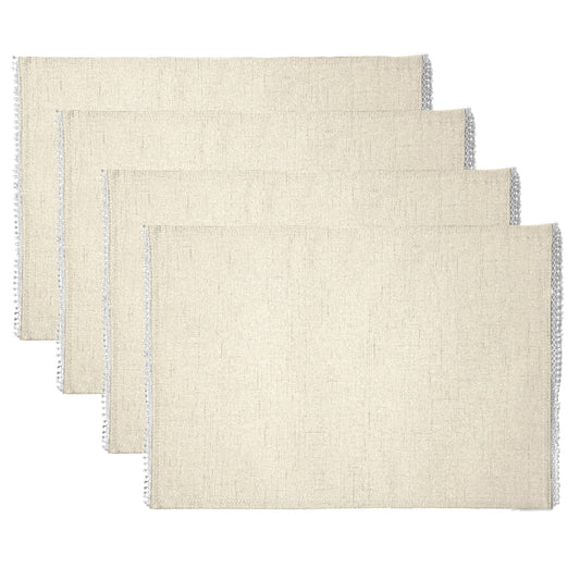 Lenox French Perle Solid Placemats, Set of 4