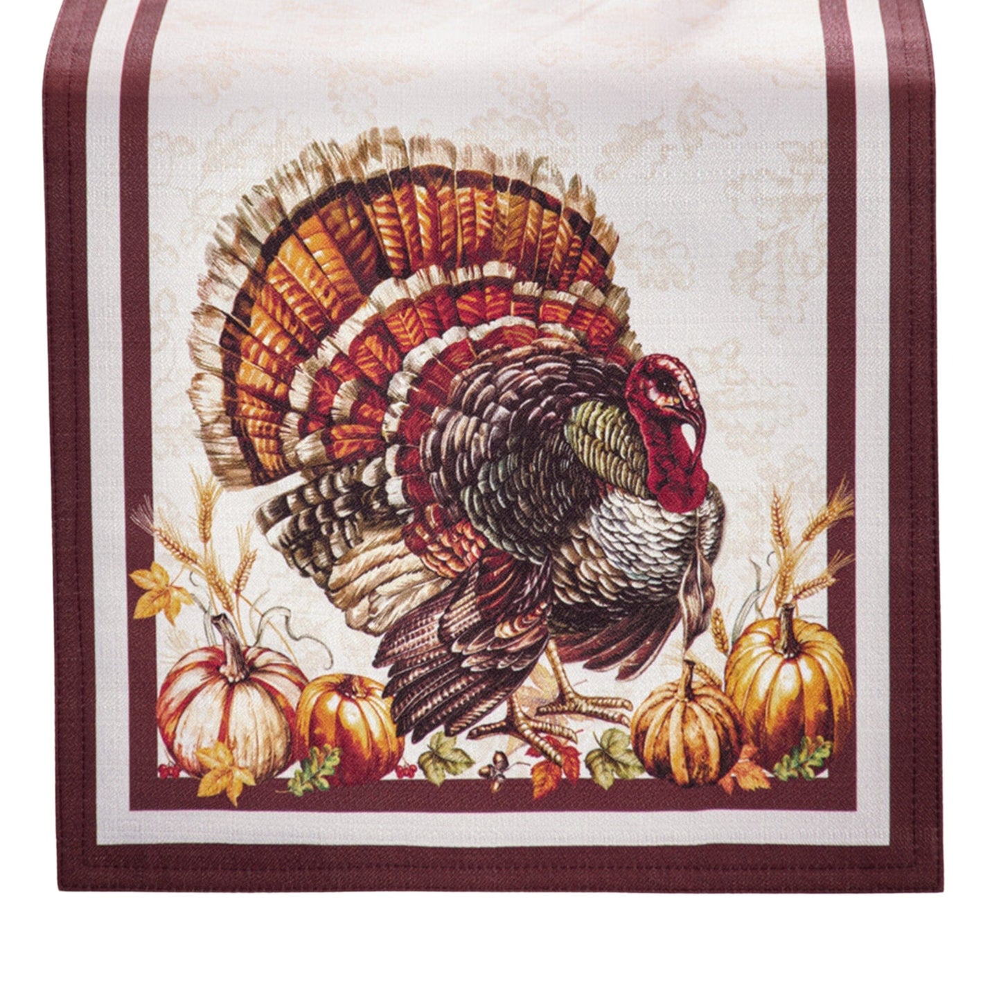 Autumn Heritage Turkey Engineered Table Runner