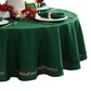Mantel Holly Scroll cortado con láser