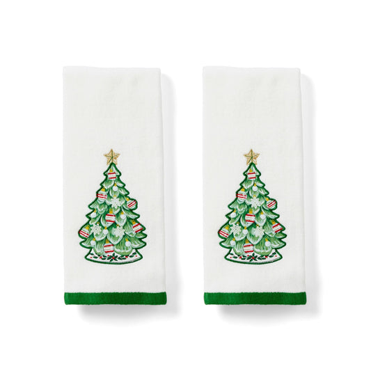 Lenox Advent Tree Kitchen Towels, Set of 2