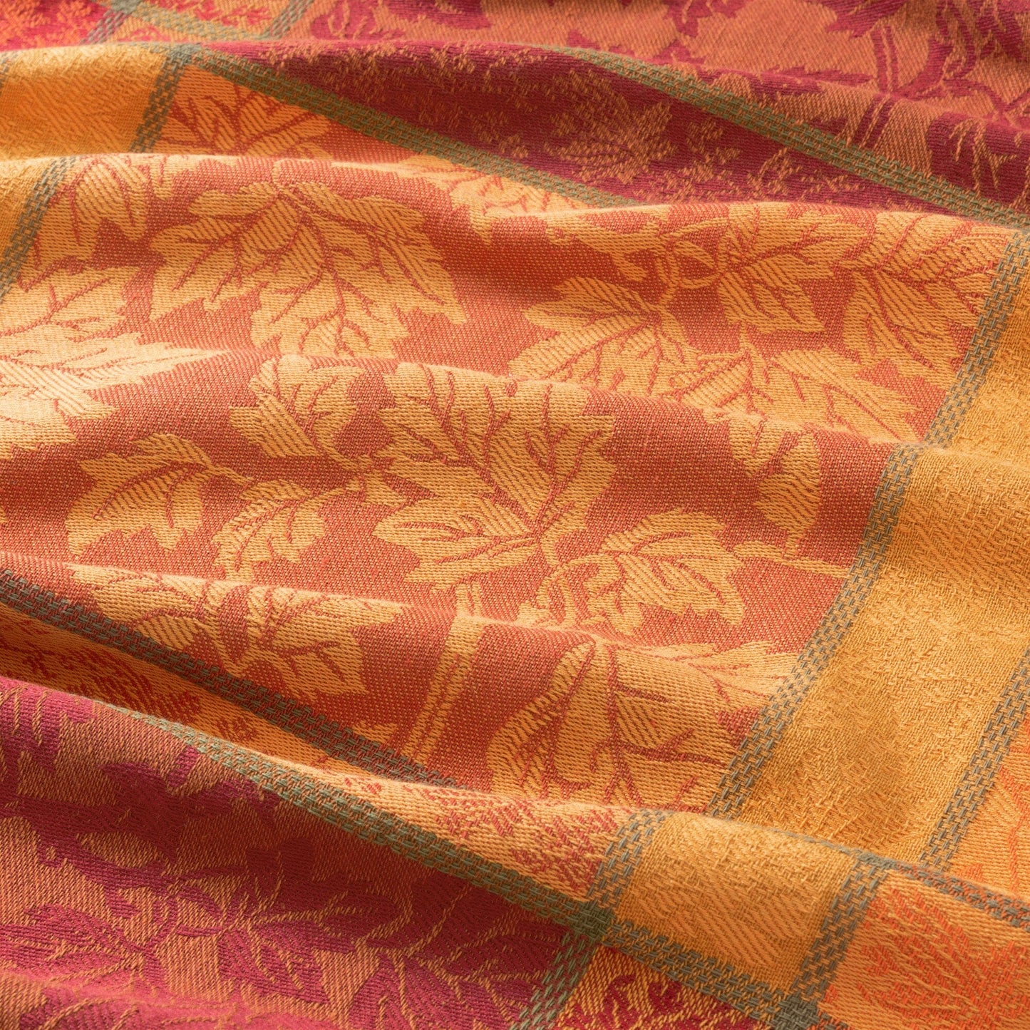 Maplewood Jacquard Harvest Cotton Tablecloth