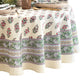 Nomad Harvest Block Print Tablecloth
