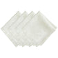 Servilletas Poinsettia Elegance Jacquard resistentes al agua y a las manchas, juego de 4