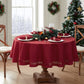 Poinsettia Noel Laser Cut Tablecloth