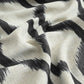 Renzo Ikat Geometric Linen Room Darkening Window Curtain