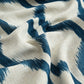 Renzo Ikat Geometric Linen Room Darkening Window Curtain