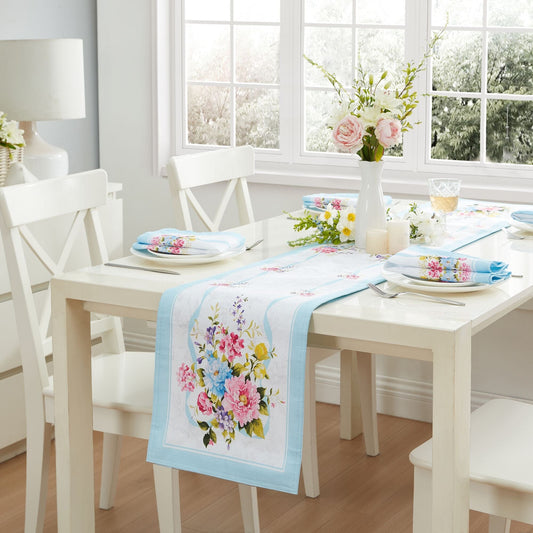 Rose Cottage Engineered Table Runner