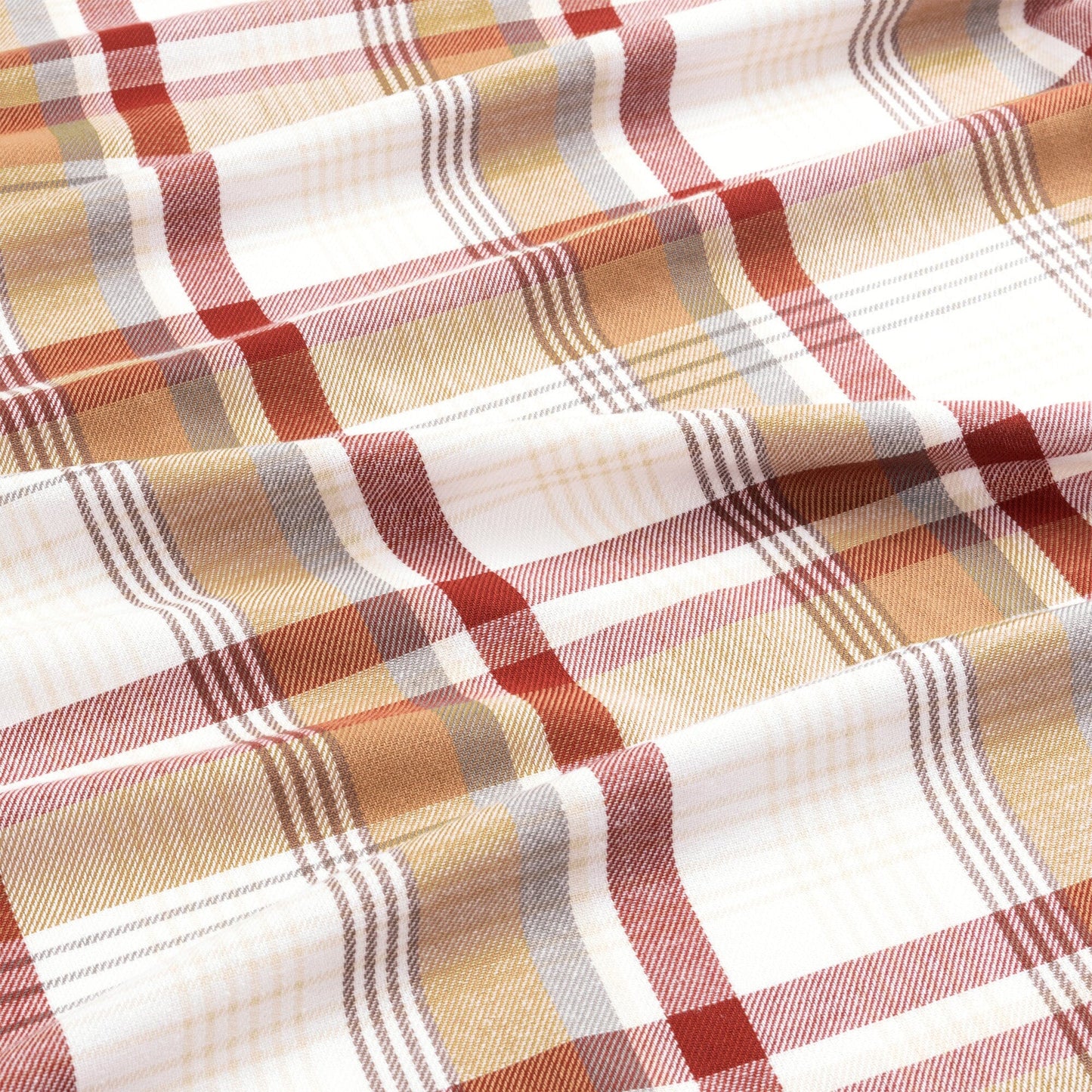 Seneca Plaid Winter Holiday Cotton Tablecloth